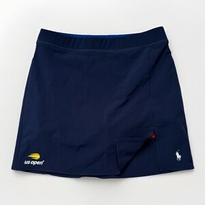 US Open Polo Ralph Lauren Girls Navy Tennis Skort Youth Size M 8/10 Athletic EUC